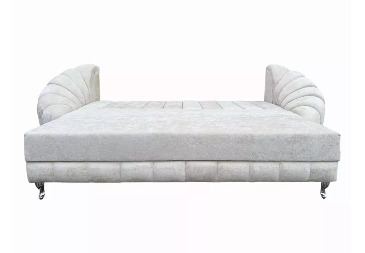Sofa Verno w tkaninie welurowej – pielęgnacja różnych tkanin