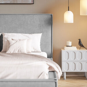 Łóżko tapicerowane BED 8