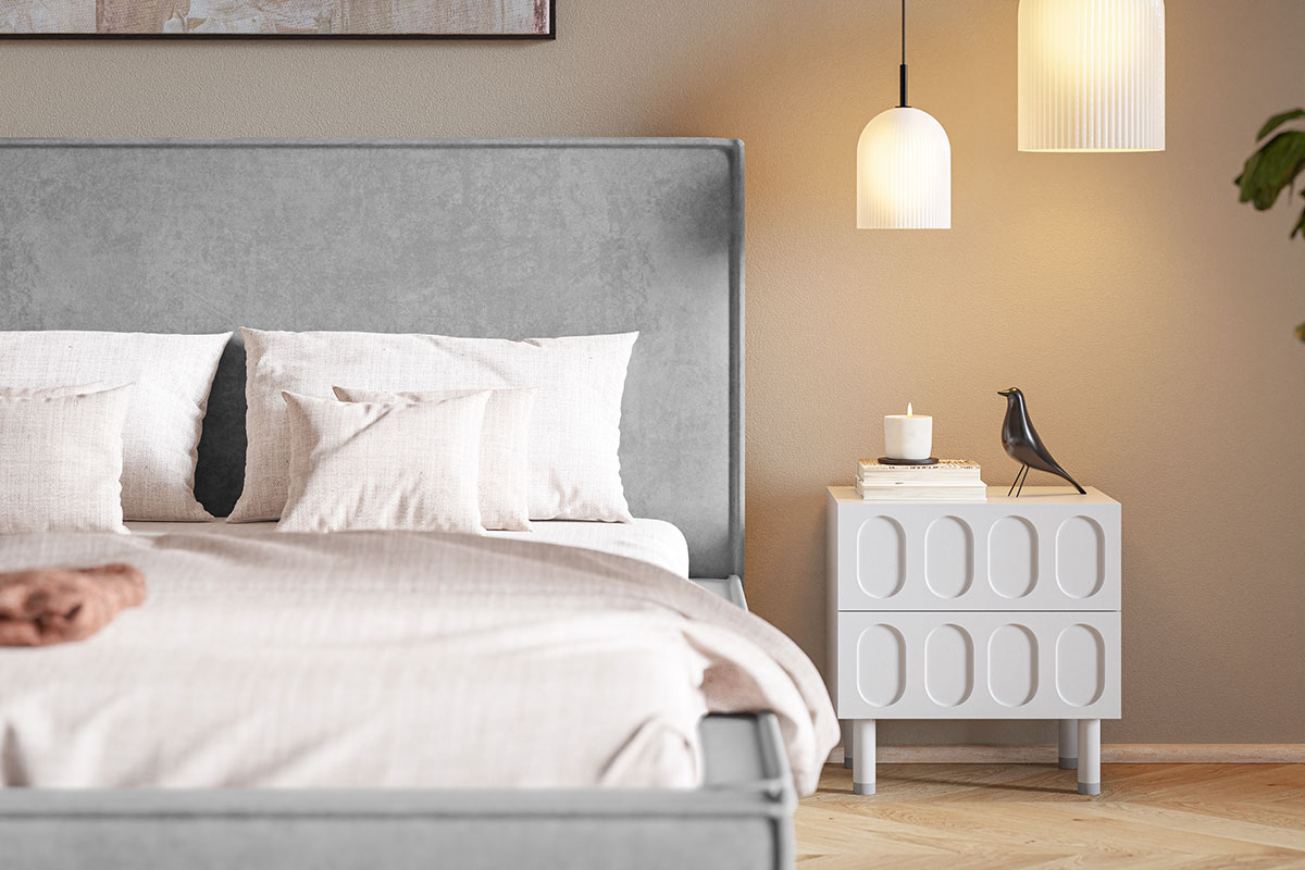 Łóżko tapicerowane BED 8