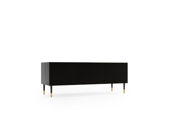 Komoda TV Imperial czarna 3-drzwiowa