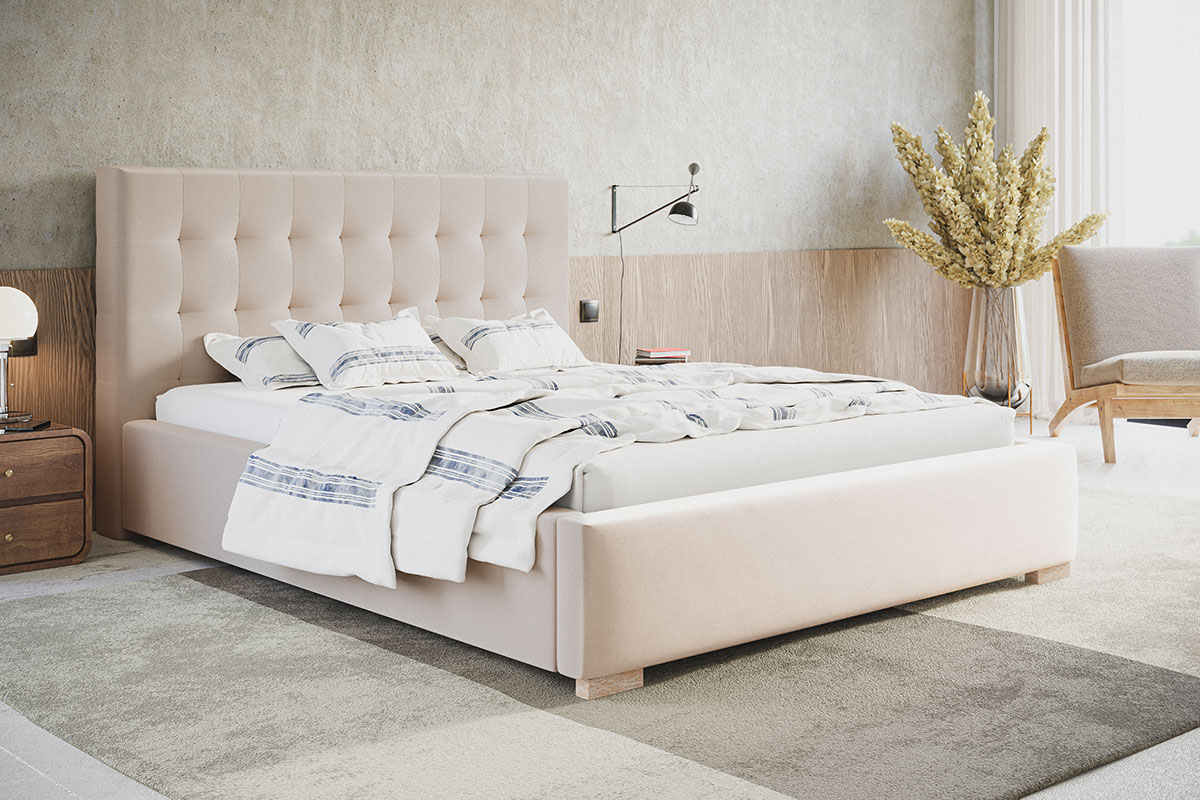 Łóżko tapicerowane BED 2