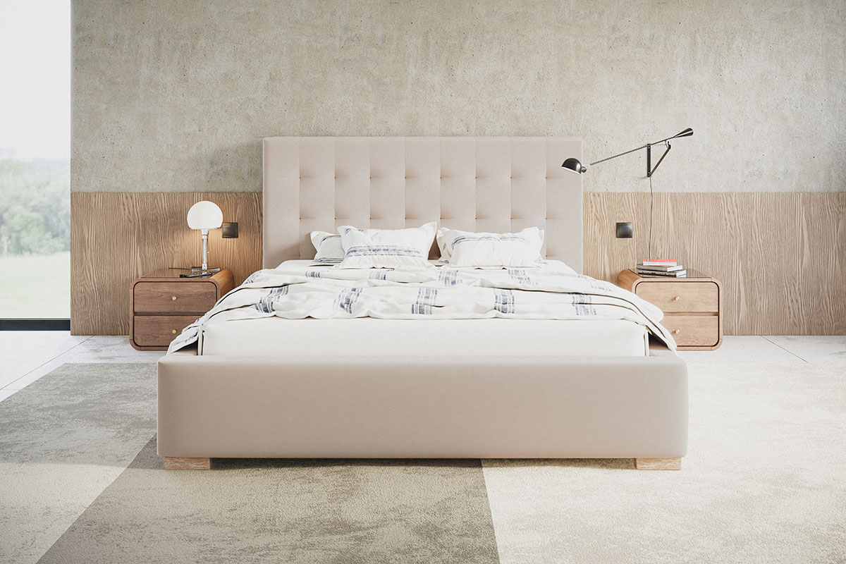 Łóżko tapicerowane BED 2