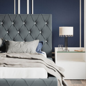 Łóżko tapicerowane BED 4