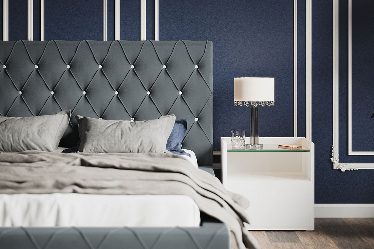 Łóżko tapicerowane BED 4