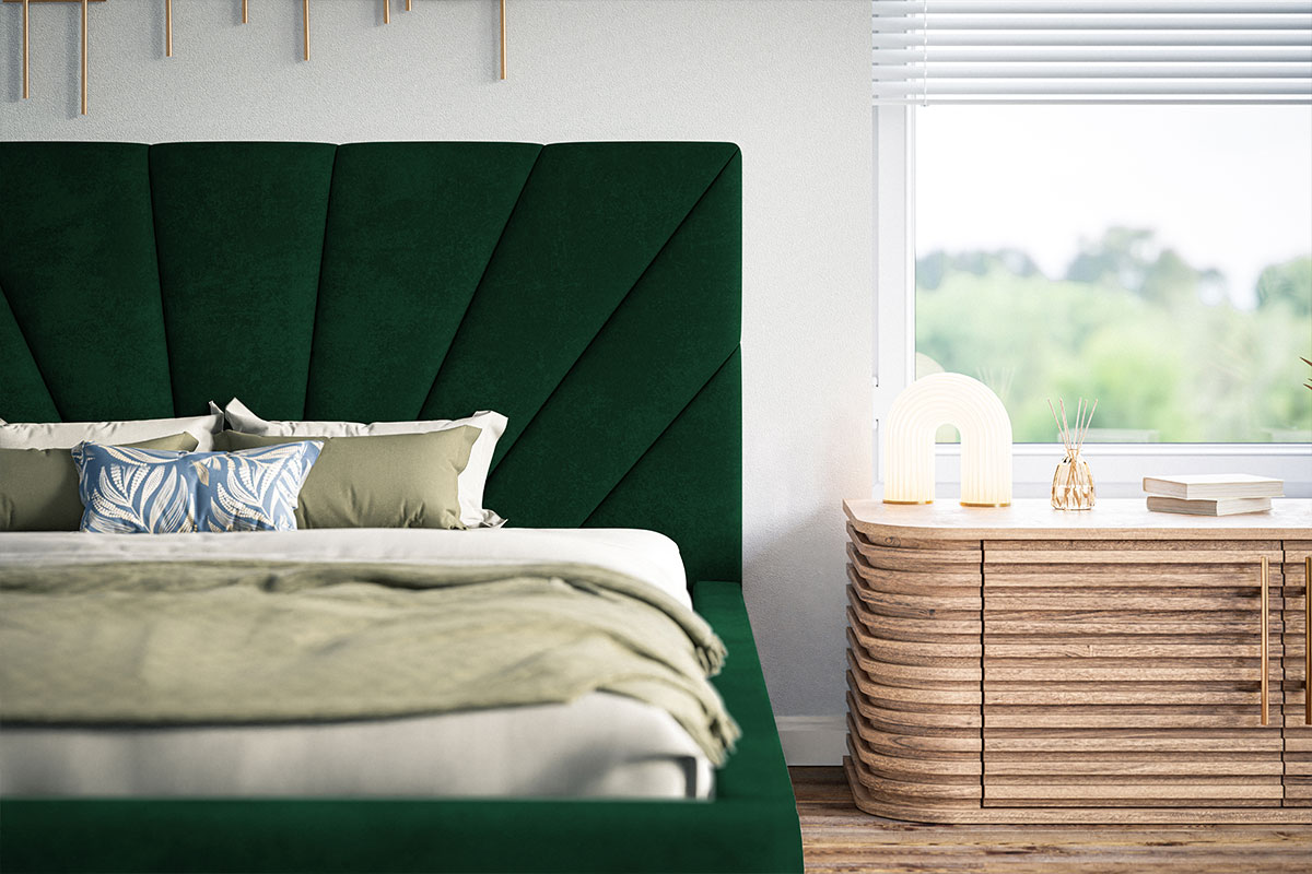Łóżko tapicerowane BED 9