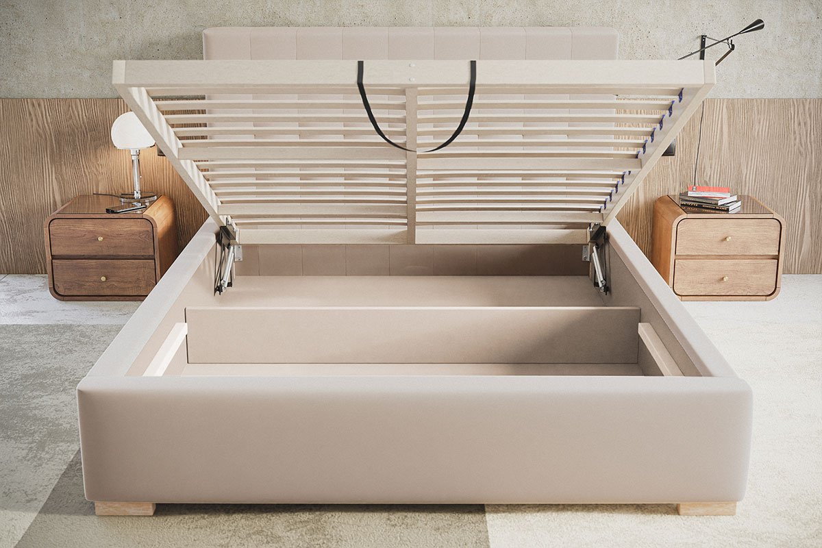 Łóżko tapicerowane BED 2