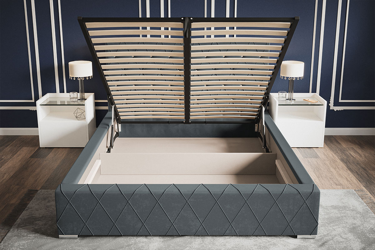 Łóżko tapicerowane BED 4