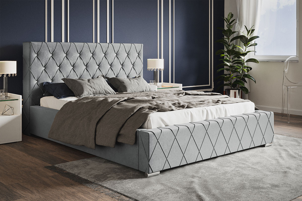 Łóżko tapicerowane BED 4
