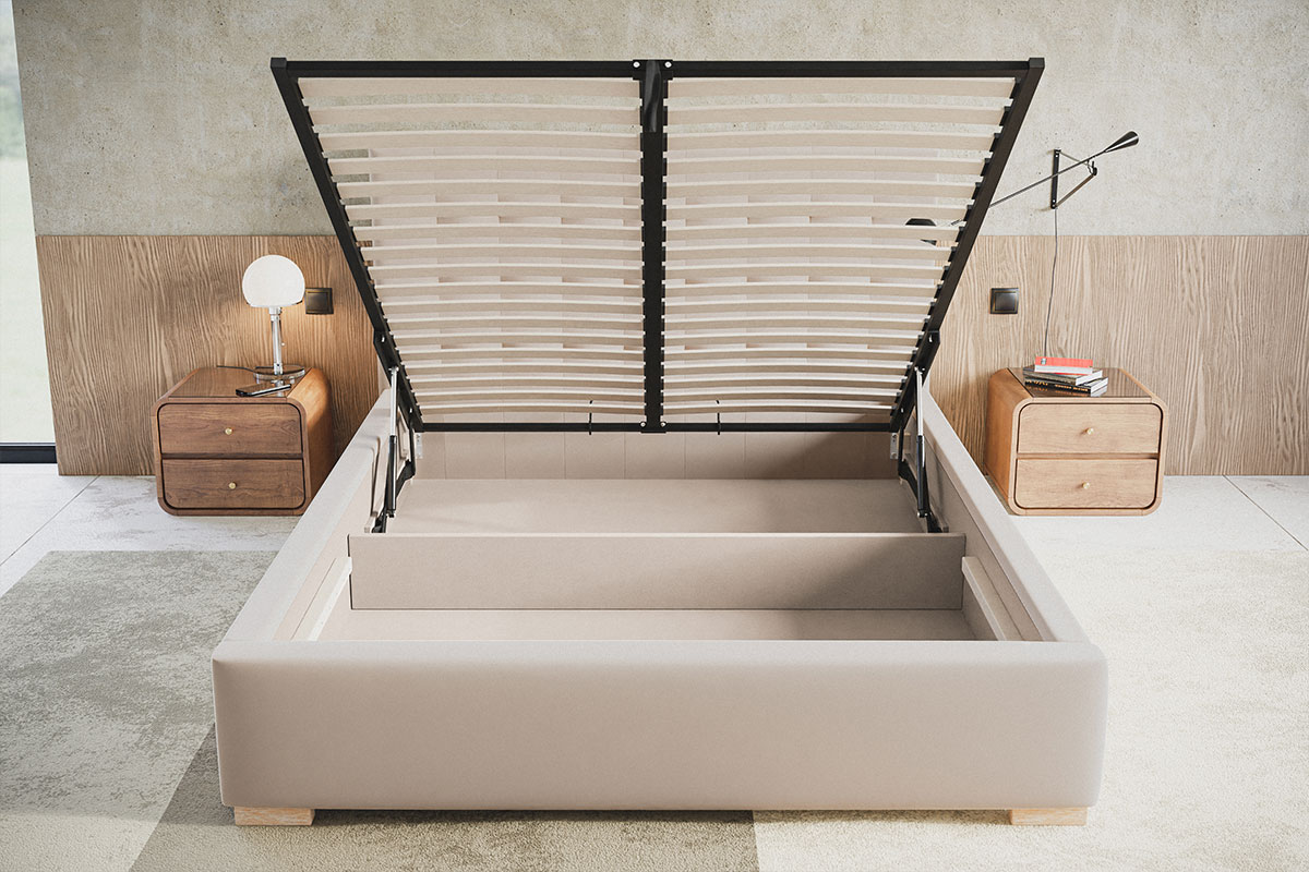 Łóżko tapicerowane BED 2
