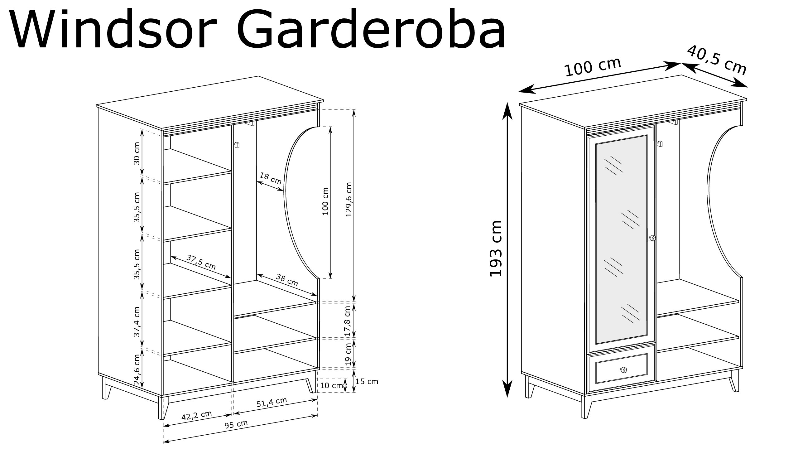 Garderoba Windsor